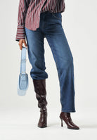 ONLY Jeans ONLBLUSH straight denim lavaggio scuro da donna <BR/>. 15344167 DABL ONLY 