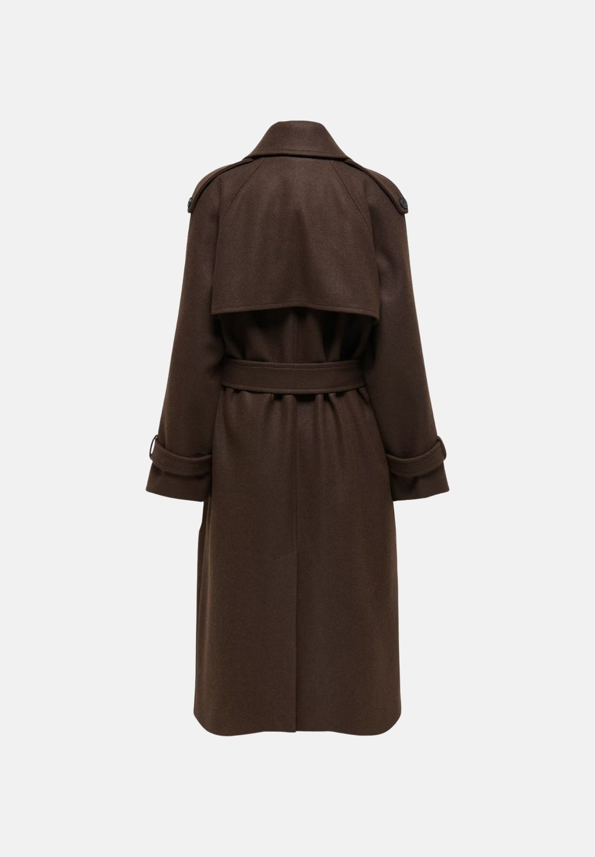 ONLY Cappotto lungo ONLDEAR-TRILLION Chocolate Brown, marrone cioccolato da donna 15344734 CHBR ONLY 