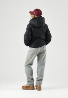 ONLY Piumino ONLCLAIR nero da donna con pratico cappuccio integrato e trapuntatura geometrica 15373797 BL ONLY 