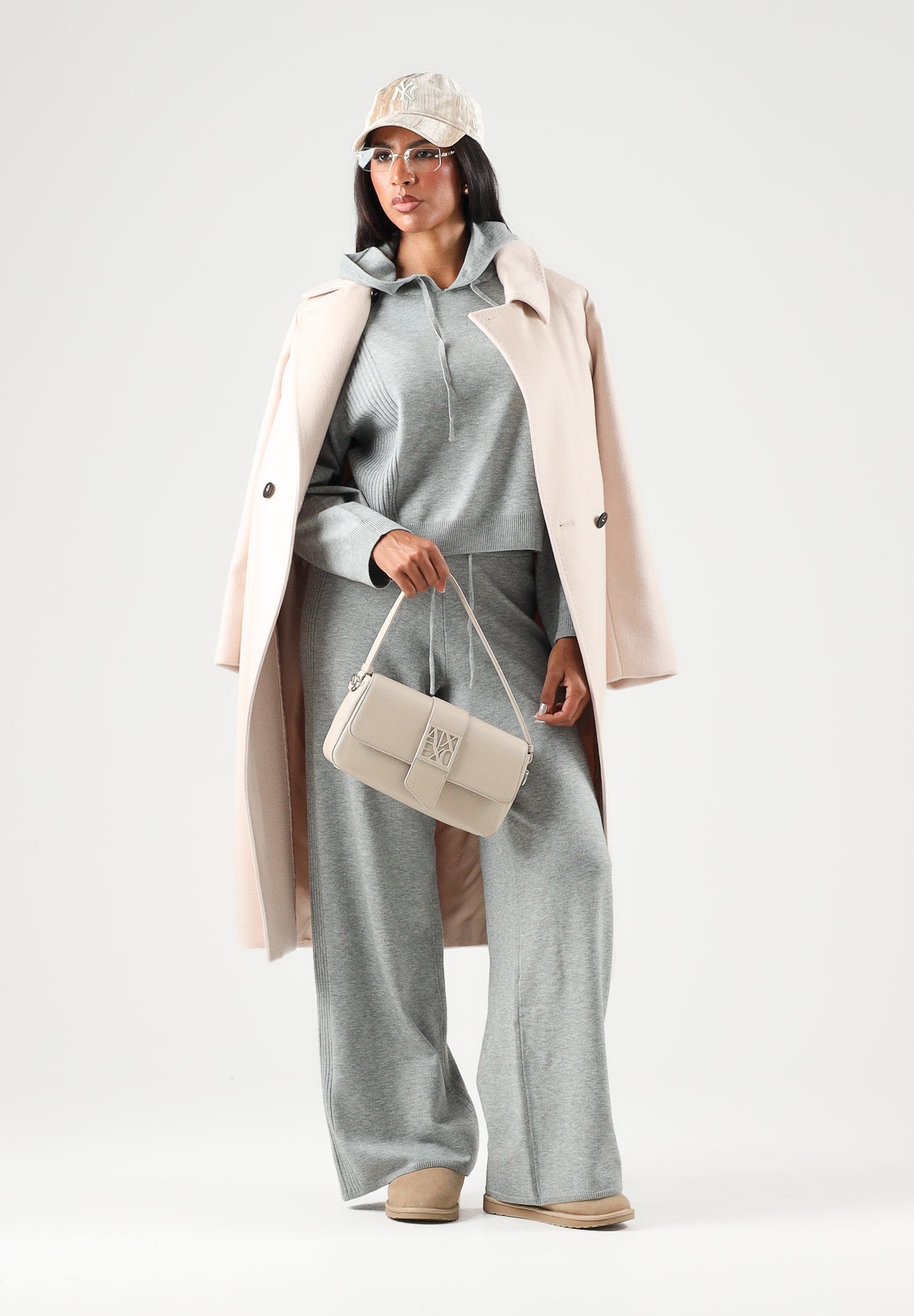 ONLY Maglia con cappucio  ONLMALOU grigio da donna 15374935 MEGR ONLY 