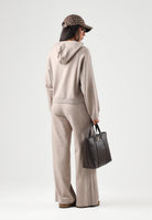 ONLY Pantaloni GIGI beige per donna con coulisse regolabile in vita e gamba dritta larga 15374936 MOME ONLY 