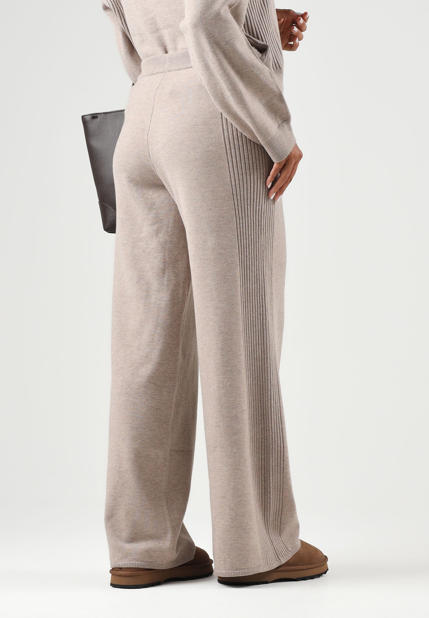 ONLY Pantaloni GIGI beige per donna con coulisse regolabile in vita e gamba dritta larga 15374936 MOME ONLY 
