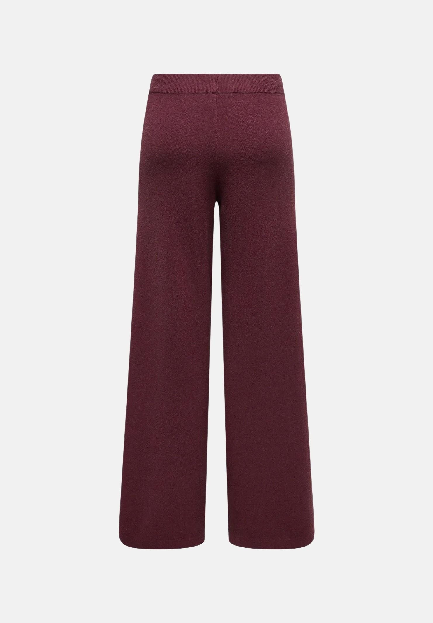 ONLY Pantaloni ONLLIVA bordeaux da donna con pratica coulisse regolabile in vita 15374993 FI ONLY 