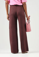 ONLY Pantaloni ONLLIVA bordeaux da donna con pratica coulisse regolabile in vita 15374993 FI ONLY 
