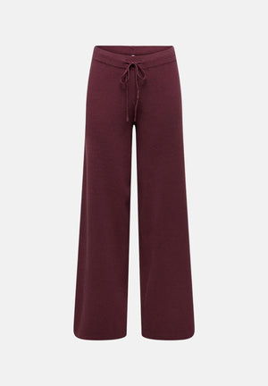 ONLY Pantaloni ONLLIVA bordeaux da donna con pratica coulisse regolabile in vita 15374993 FI ONLY 