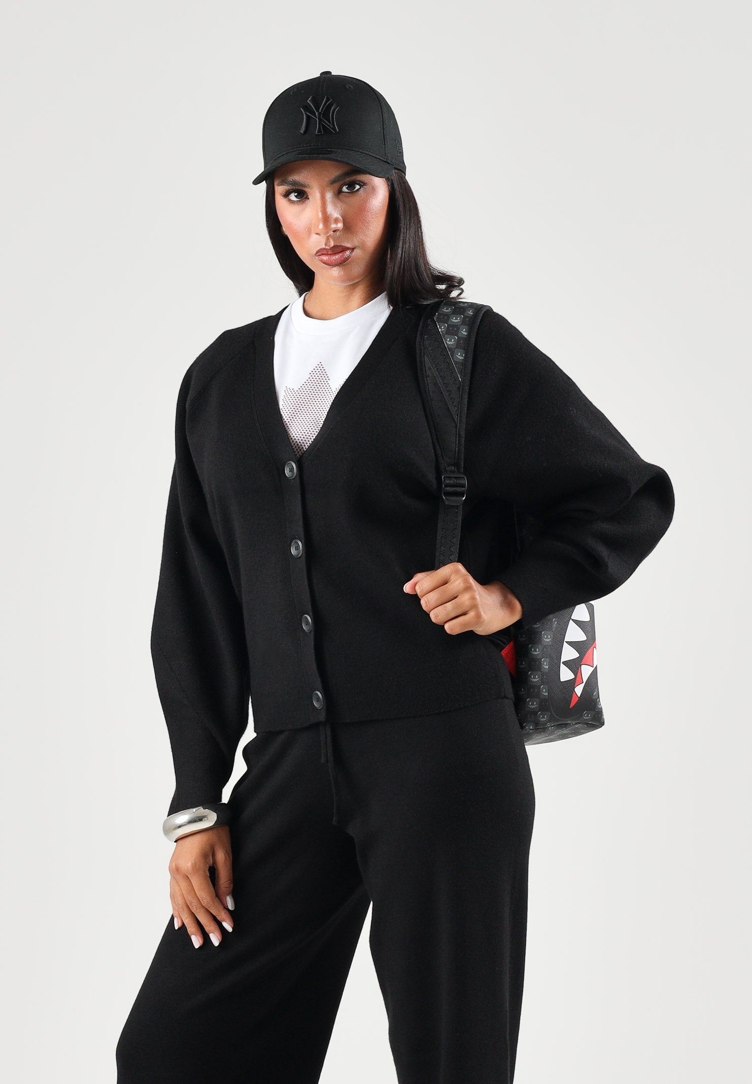 ONLY  Cardigan ONLLISA nero da donna con chiusura frontale a bottoni e scollo a V 15374994 BLDTH ONLY 