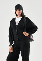 ONLY  Cardigan ONLLISA nero da donna con chiusura frontale a bottoni e scollo a V 15374994 BLDTH ONLY 