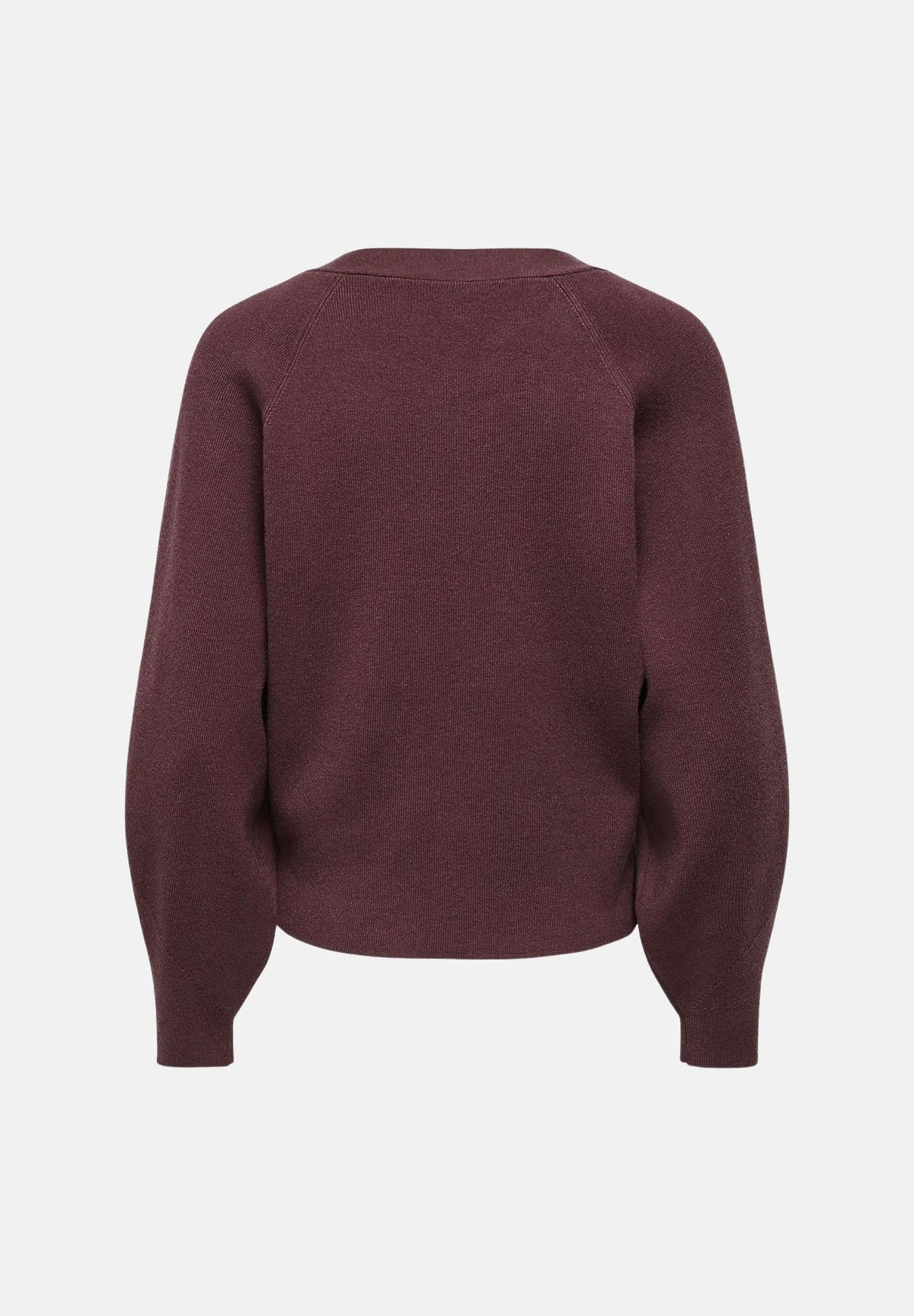 ONLY  Cardigan ONLLISA bordeaux da donna con chiusura frontale a bottoni e scollo a V 15374994 FI ONLY 