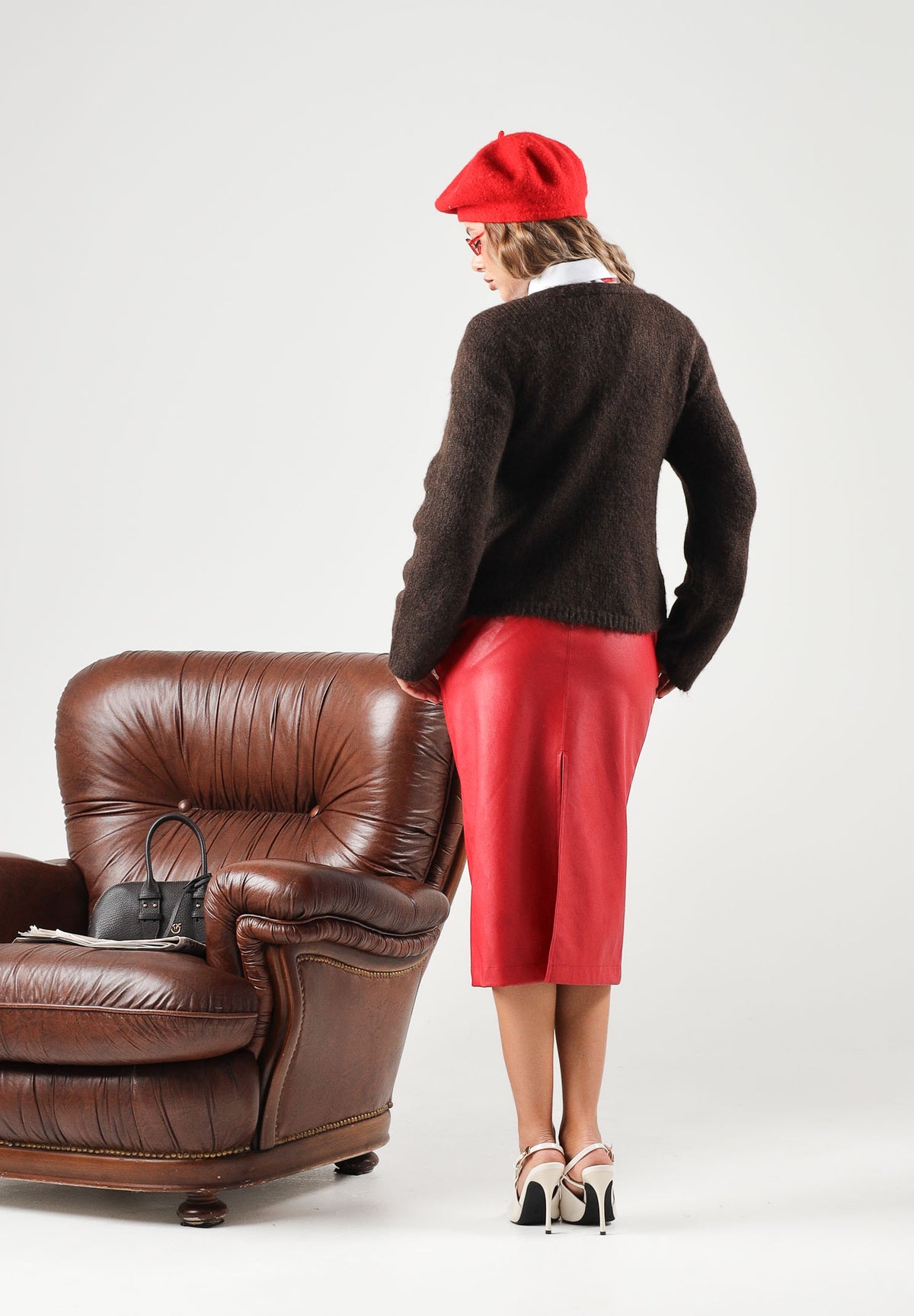 ONLY Maglione scollo a V  ONLMAGGIE Coffee Bean- marrone caffè da donna. 15375129 COBE ONLY 