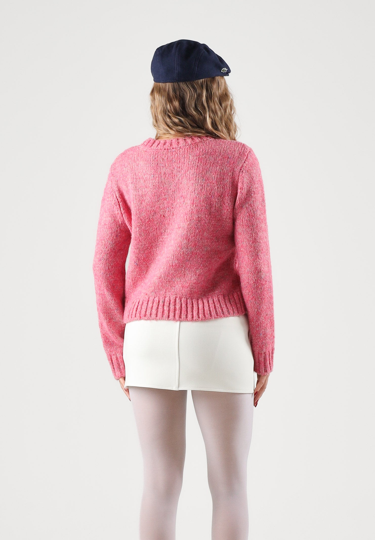 ONLY Maglione girocollo ONLSMILLA LS TEXT DETAIL fucsia da donna 15375416 FU ONLY 