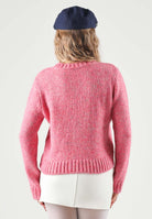 ONLY Maglione girocollo ONLSMILLA LS TEXT DETAIL fucsia da donna 15375416 FU ONLY 