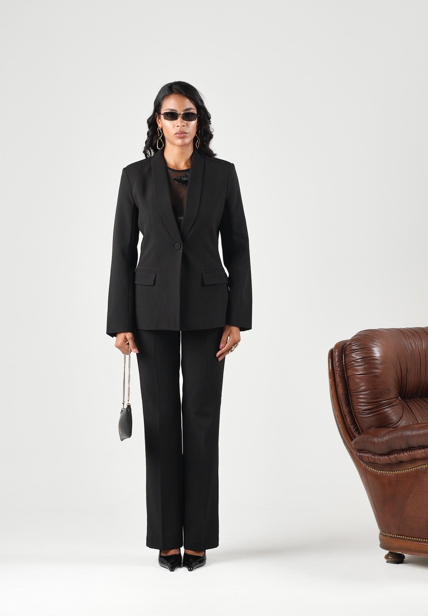 ONLY Giacca-Blazer ONLASTRID nera da donna con apertura monopetto 15376791 BL ONLY 