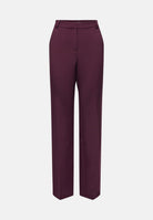 ONLY Pantaloni ONLPOPTRASH bordeaux per donna con cintura in vita e taglio sartoriale elegante 15376978 WI ONLY 