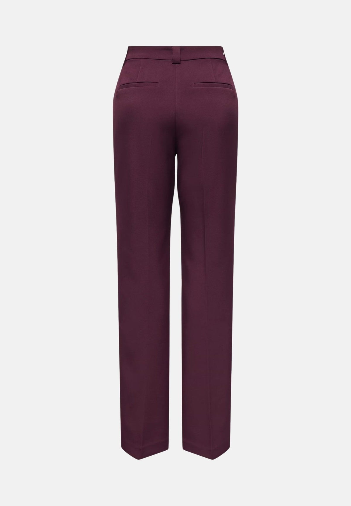 ONLY Pantaloni ONLPOPTRASH bordeaux per donna con cintura in vita e taglio sartoriale elegante 15376978 WI ONLY 