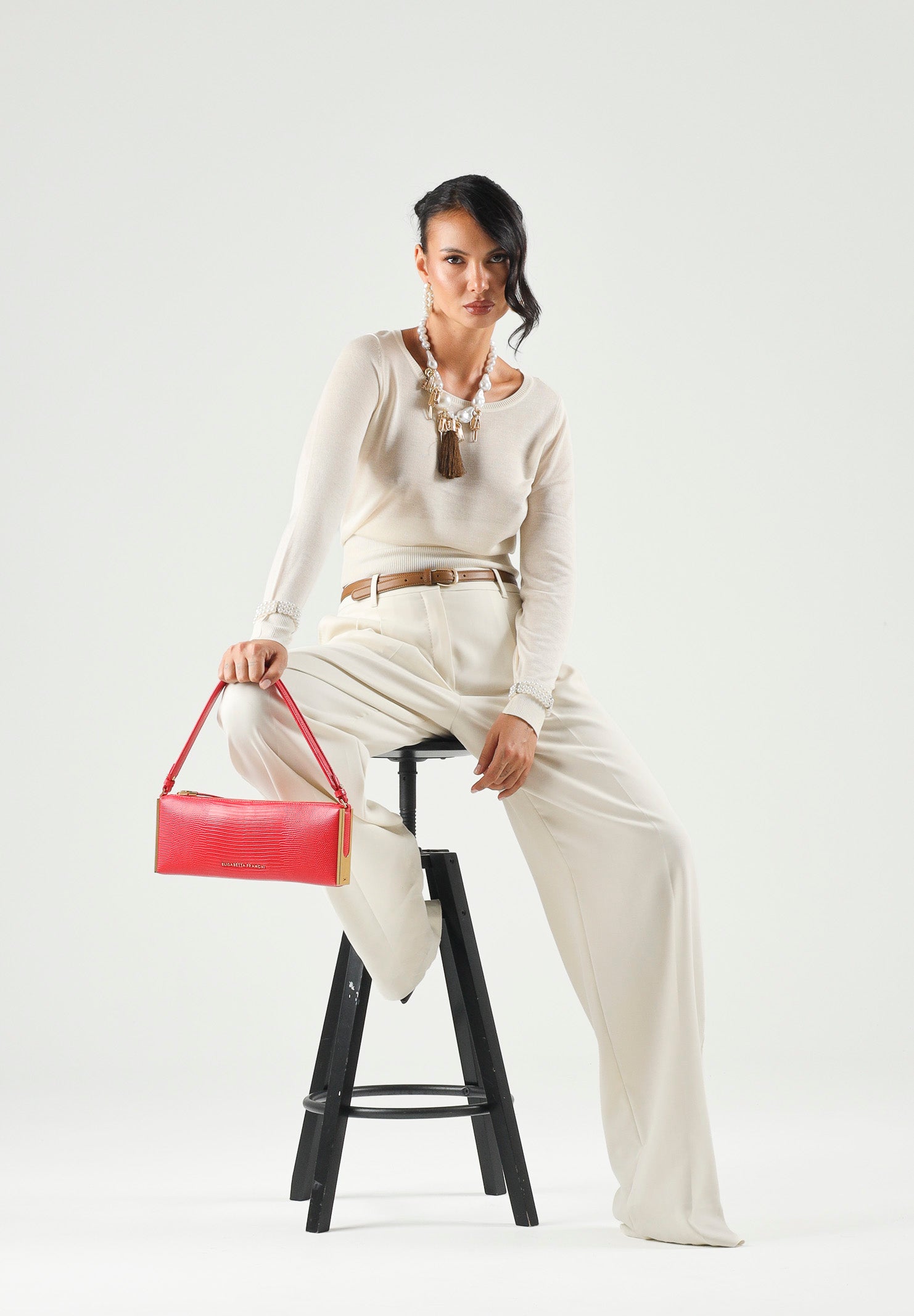 ONLY Maglia ONLVIENNA girocollo, Birch, beige-chiaro, da donna con spacchi laterali 15378046 BI ONLY 