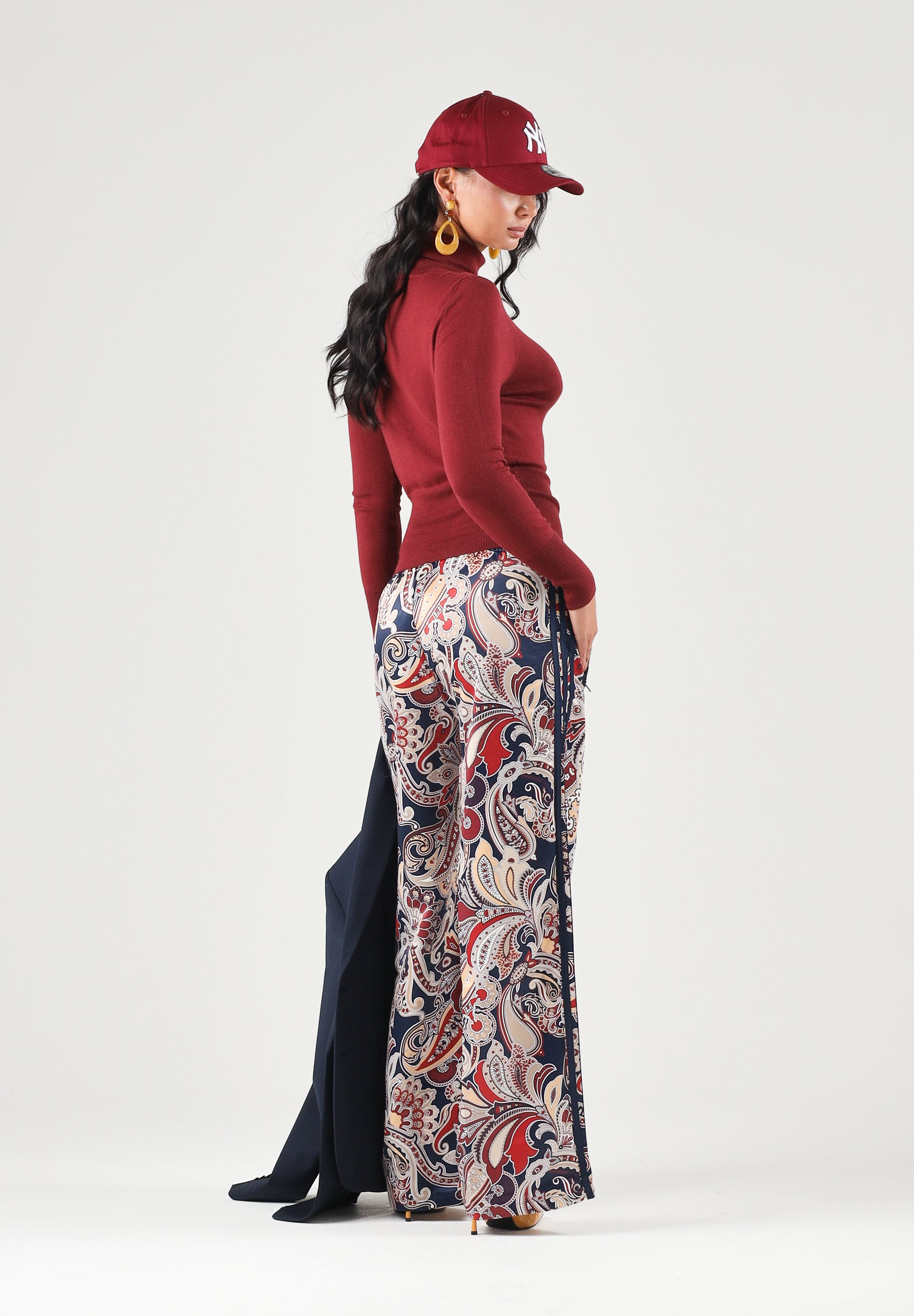 ONLY Dolcevita a collo alto rosso da donna in tessuto morbido 15378350 CA ONLY 