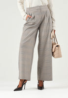 ONLY Pantalone classico beige da  donna dal taglio ampio e vita regolare. 15378529 ST ONLY 