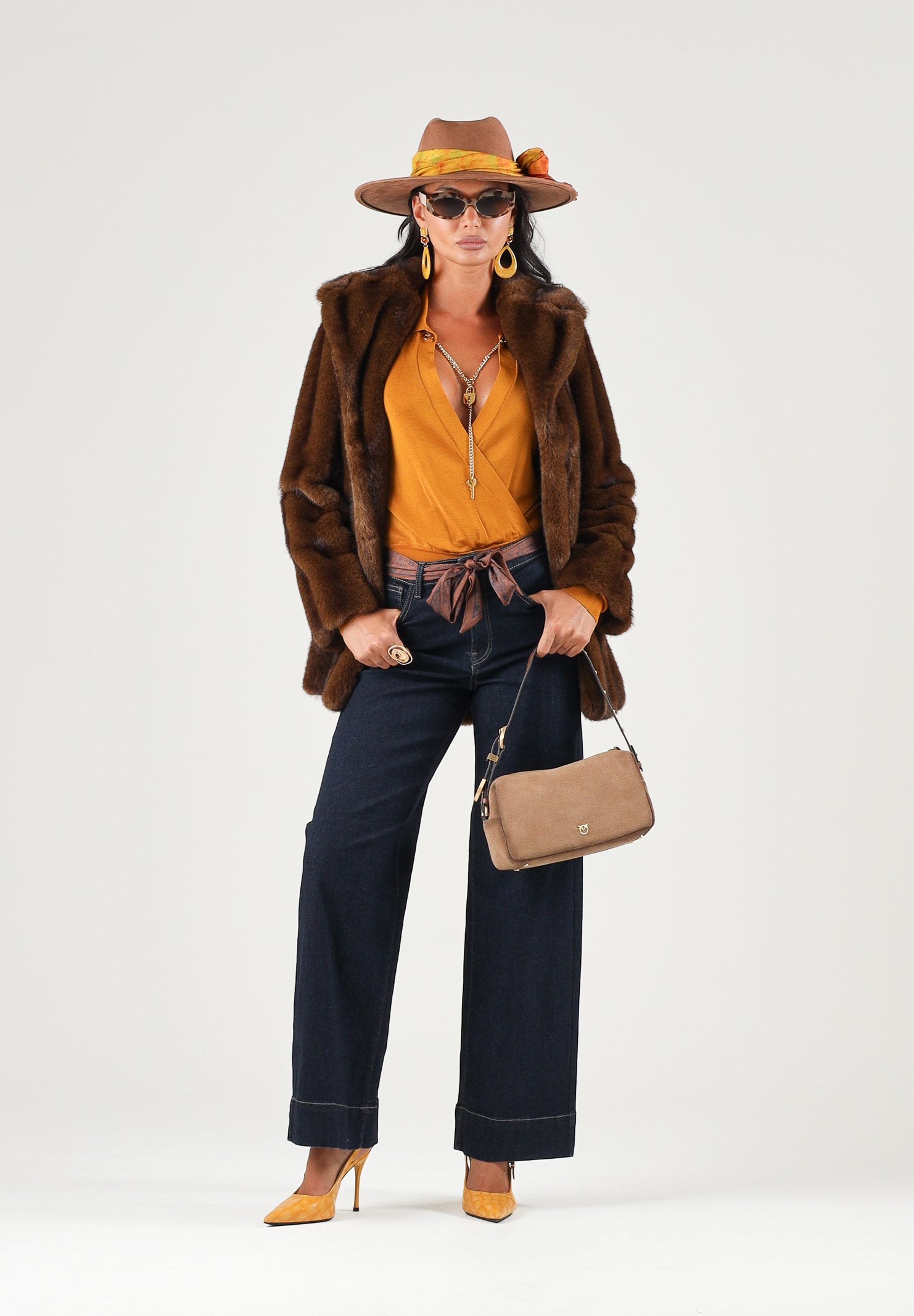 ONLY Jeans ONLZOE WIDE BELT denim blu da donna 15379805 DABL ONLY 