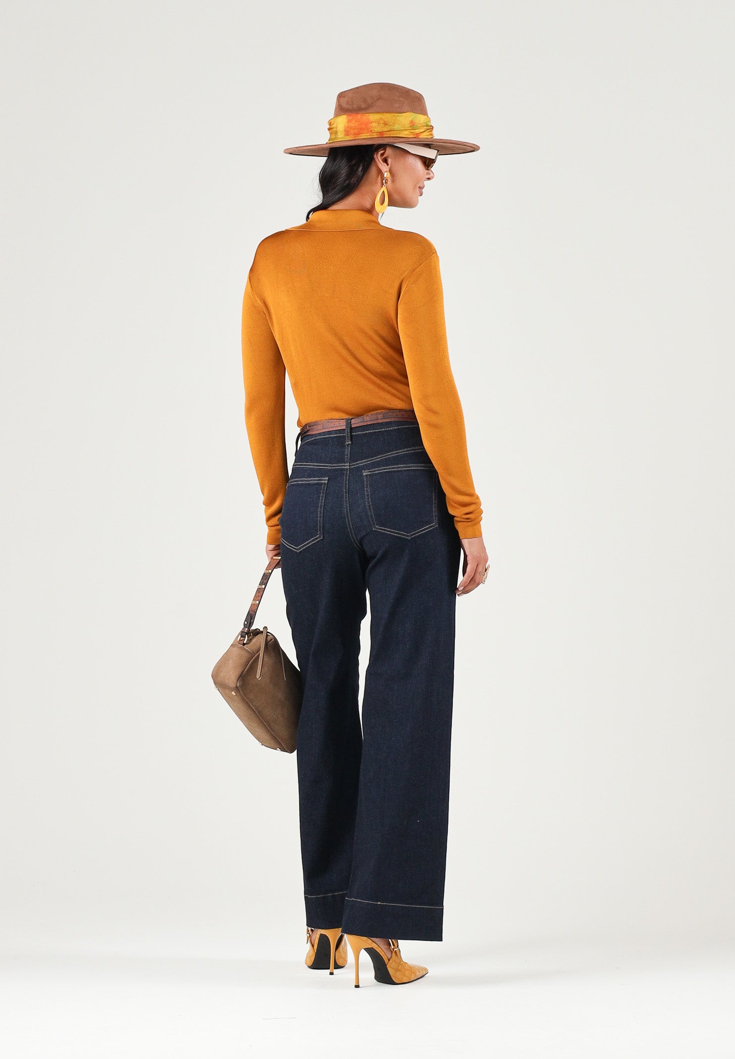 ONLY Jeans ONLZOE WIDE BELT denim blu da donna 15379805 DABL ONLY 