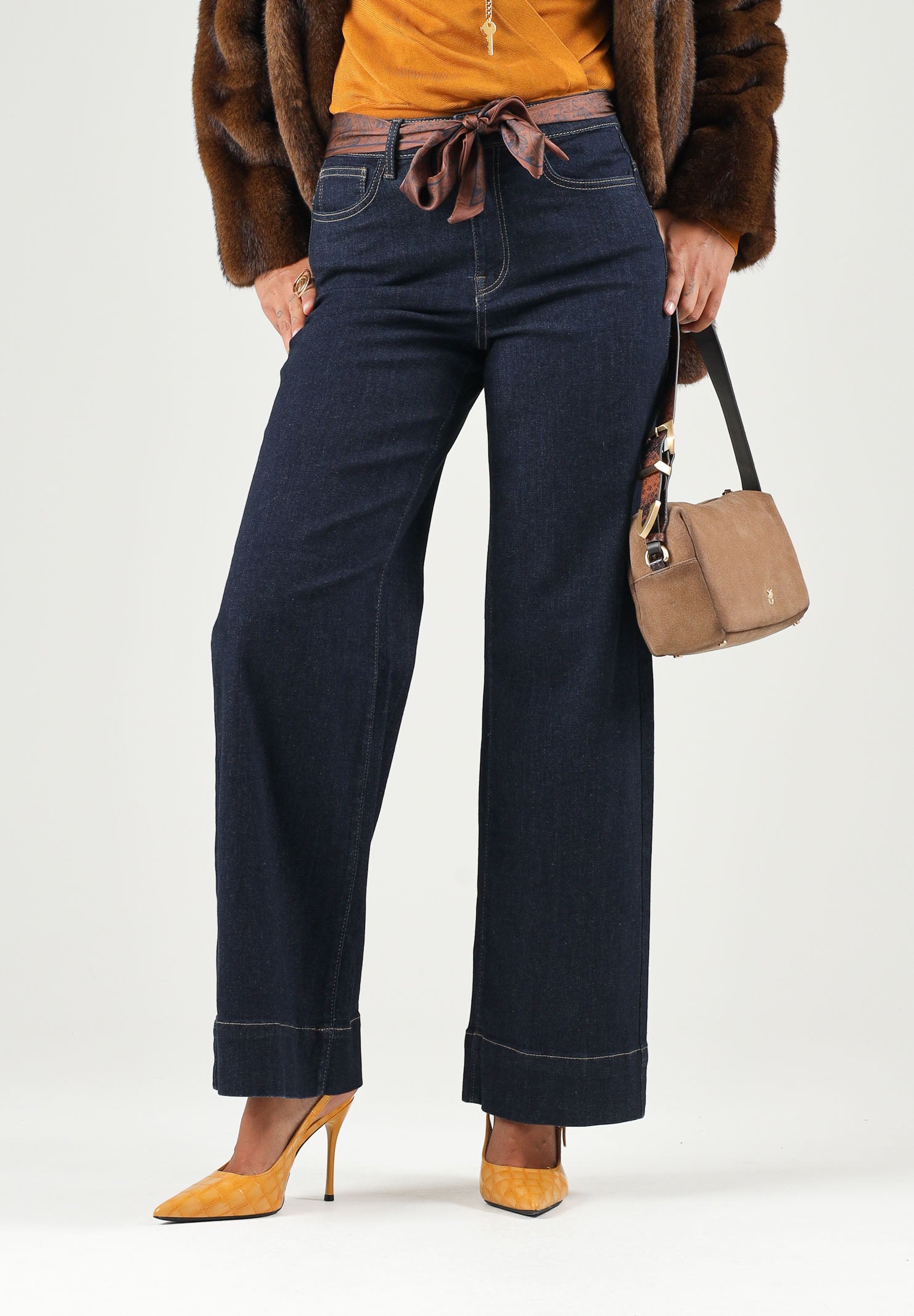 ONLY Jeans ONLZOE WIDE BELT denim blu da donna 15379805 DABL ONLY 