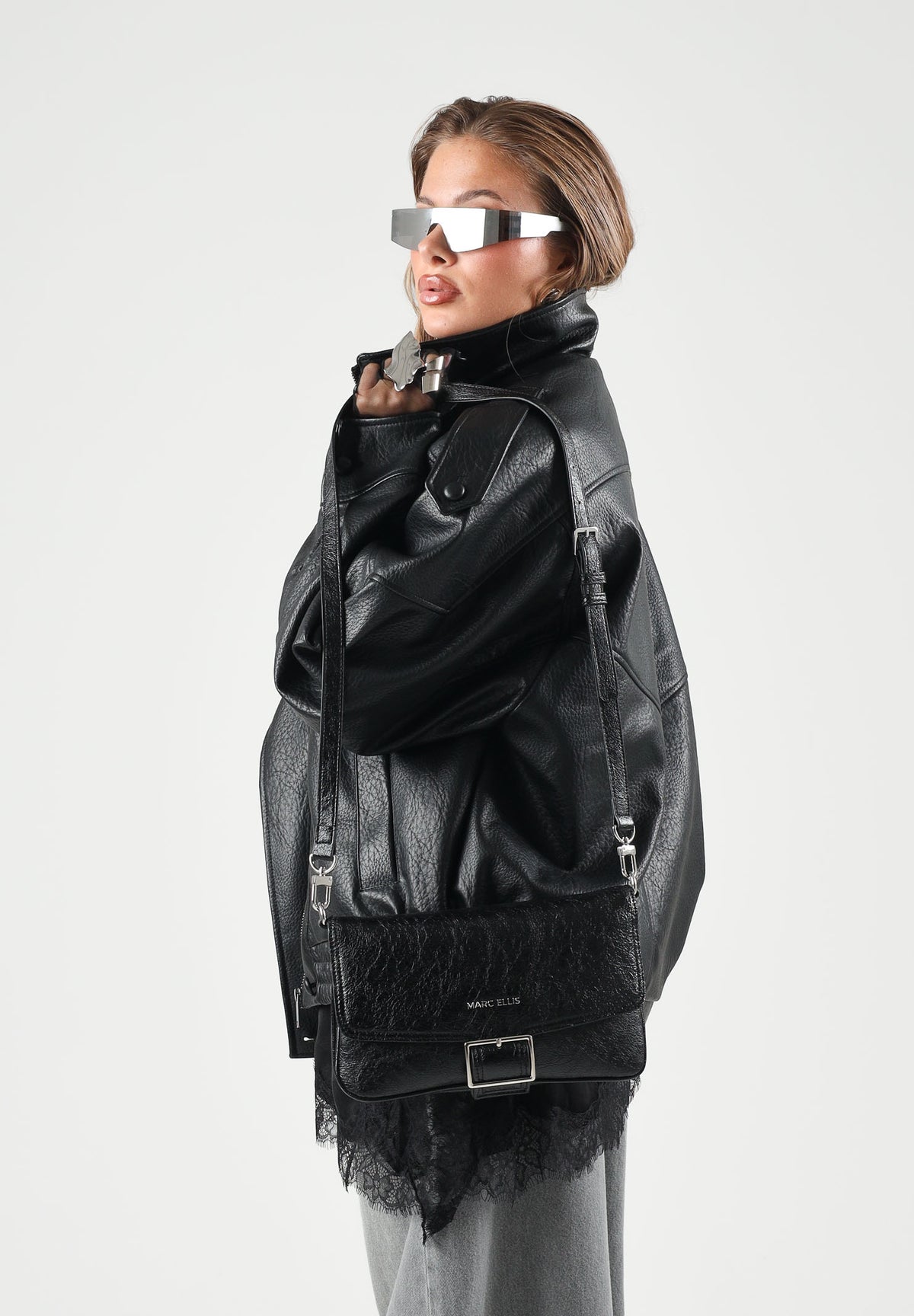 ONLY Giubbotto in eco-pelle ONLVANI FAUX LEATHER nero da donna 15380880 BL ONLY 