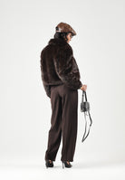 ONLY Eco-pelliccia sintetica marrone scuro da donna 15381285 COBE ONLY 
