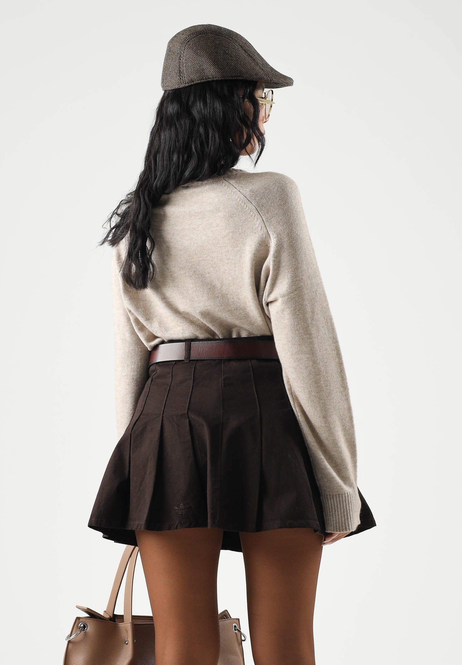 ONLY Pullover ONLPRINCIPESS beige per donna con maniche raglan e finiture elasticizzate a costine 15381869 MOME ONLY 
