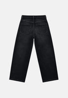 ONLY Jeans FENANDA nero slavato per donna con cintura integrata e linea barrel alla caviglia. 15382421 WA ONLY 