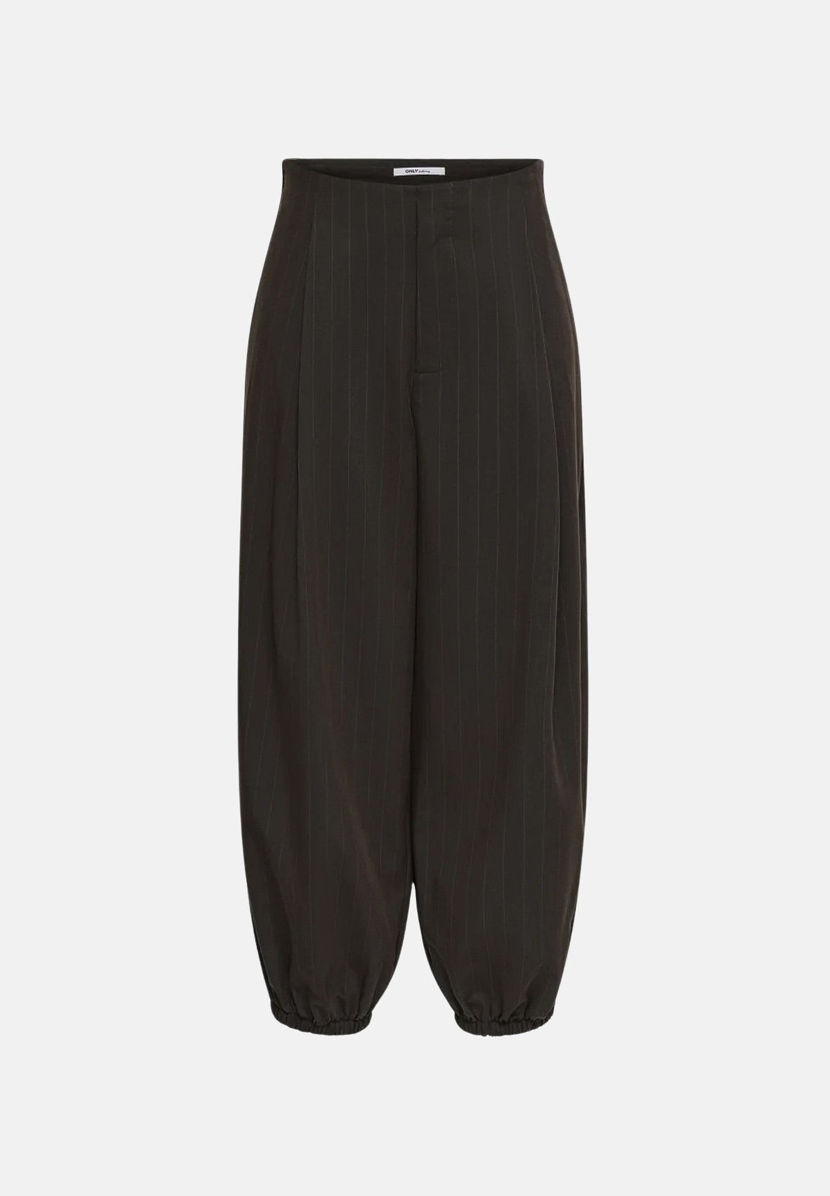ONLY Pantaloni ONLSUSIE tortora scuro da donna con gamba ampia e fondo raccogliesse 15383650 MOPU ONLY 
