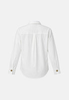 ONLY Camicia manica lunga  KAYLEN CARLY bianca per donna con bottoni gioiello dorati e colletto classico. 15383696 BRWH ONLY 