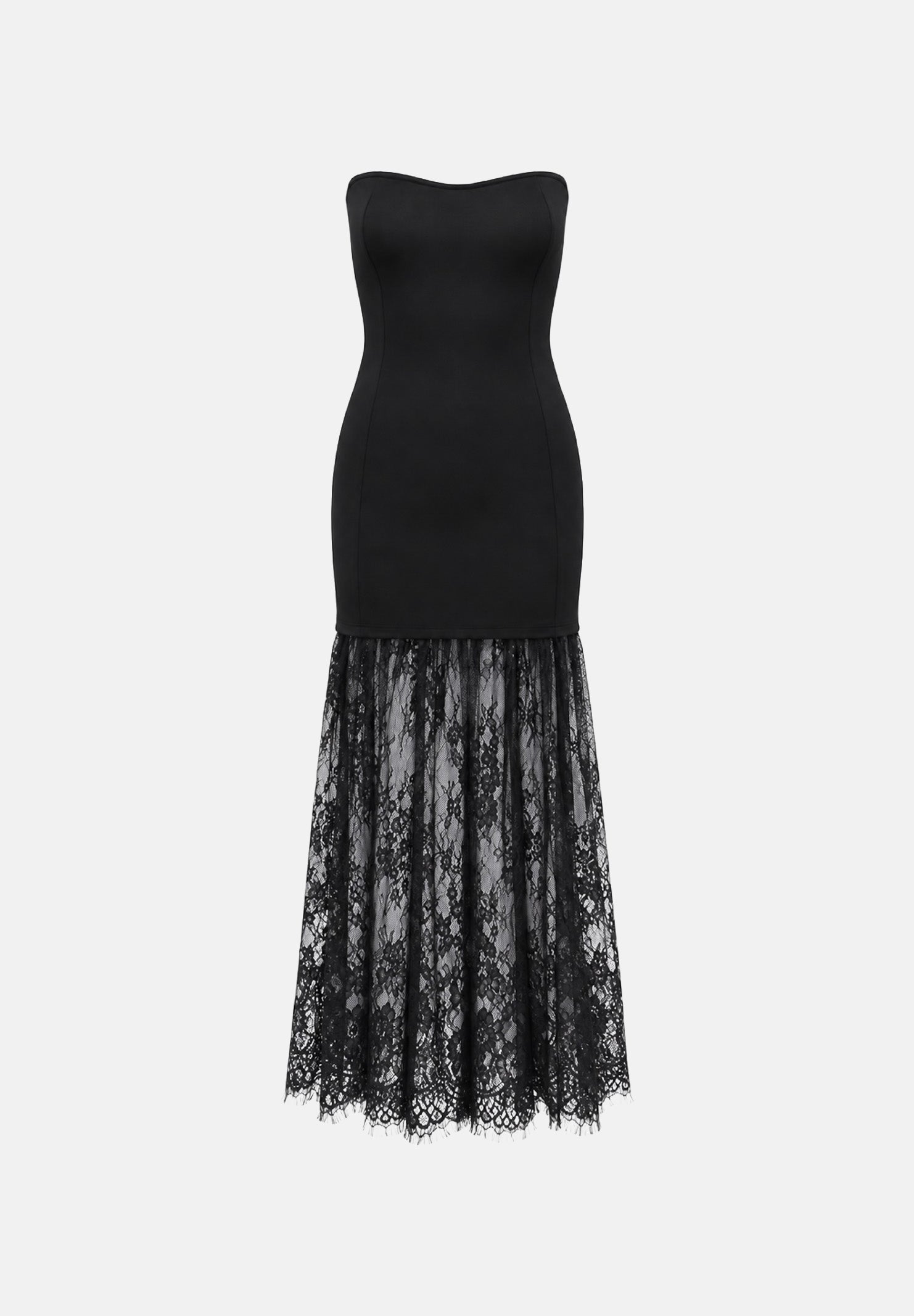 ONLY Abito lungo a fascia con gonna in tulle nero da donna 15383944 BLDTC ONLY 