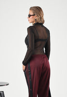 ONLY Body manica lunga ONLOPUS LS GLITTER nero velato  da donna 15384894 BL ONLY 
