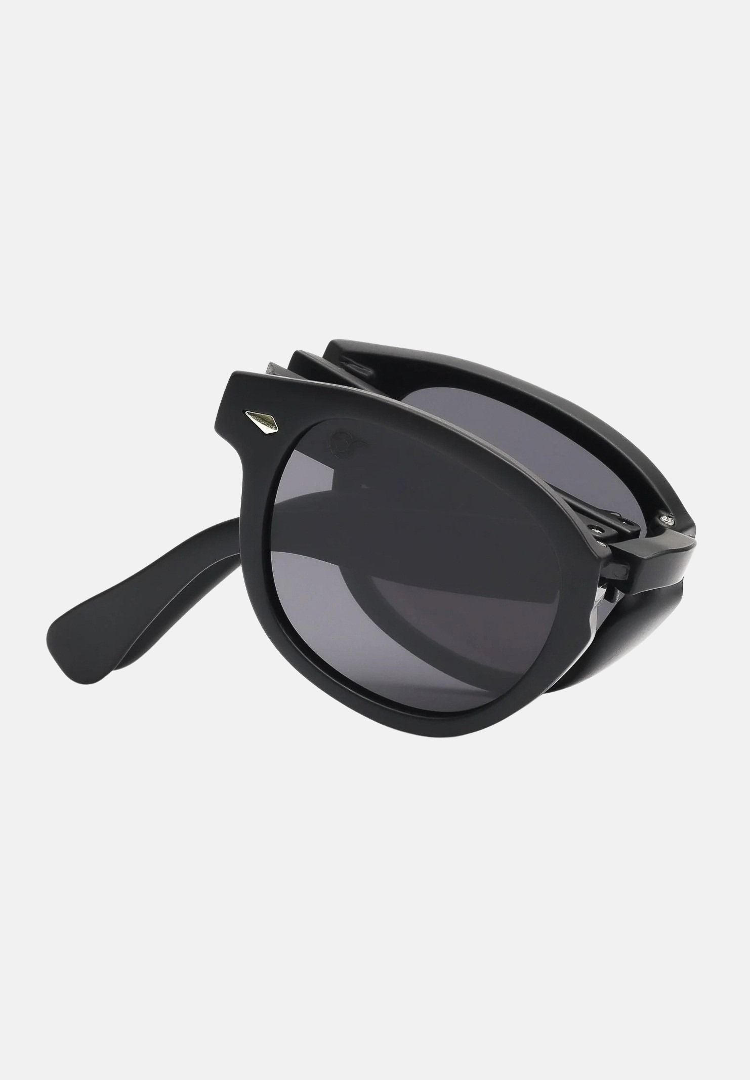 OS SUNGLASSES Occhiali da sole BERLINO, nero, per uomo e donna con struttura richiudibile OS107-2 C01 OS SUNGLASSES 