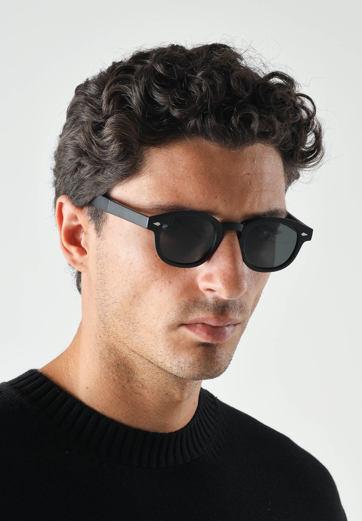 OS SUNGLASSES Occhiali da sole BERLINO, nero, per uomo e donna con struttura richiudibile OS107-2 C01 OS SUNGLASSES 