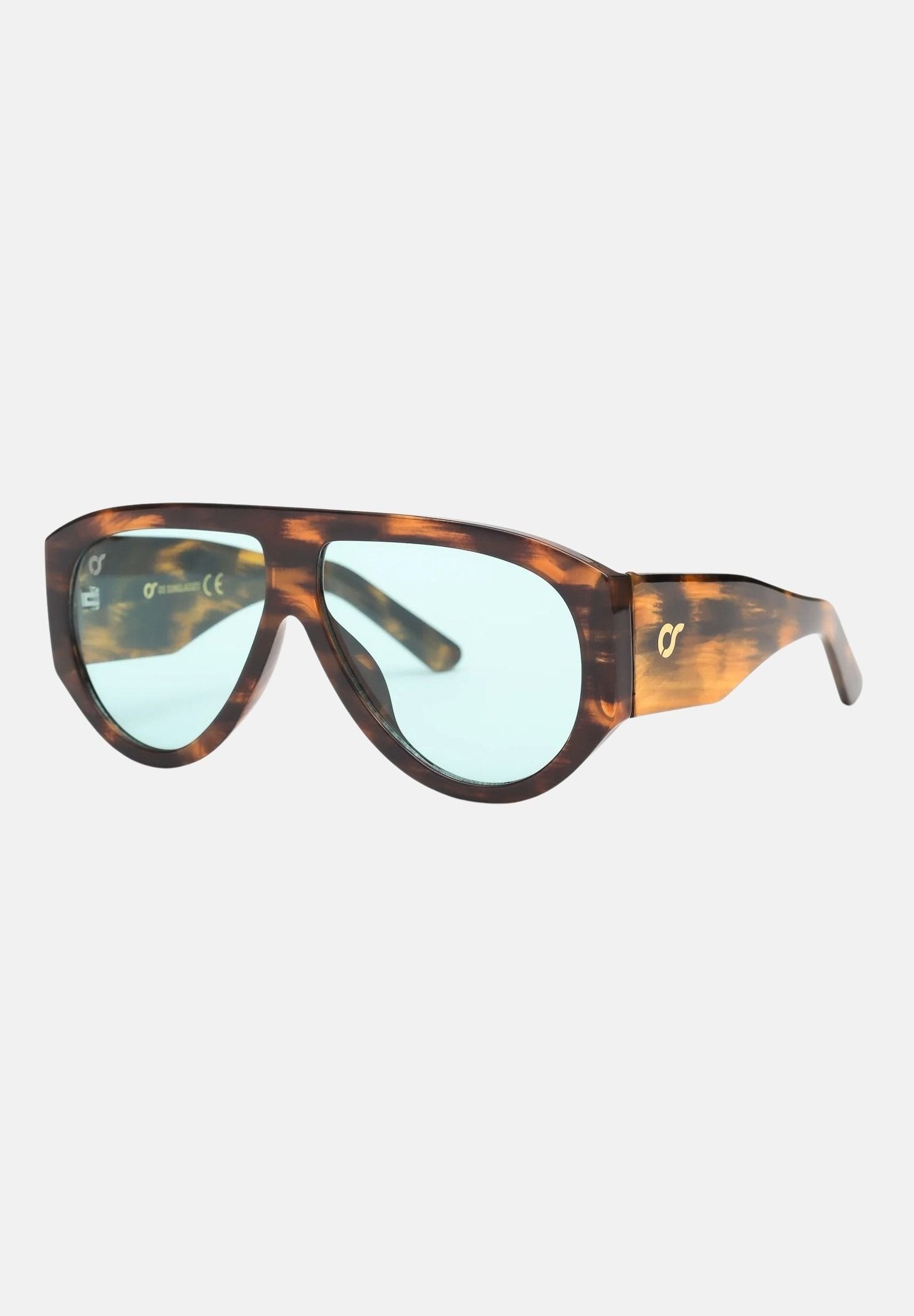 OS SUNGLASSES Occhiali da sole Venezia Havana Blu, uomo donna OS2052 C03 OS SUNGLASSES 