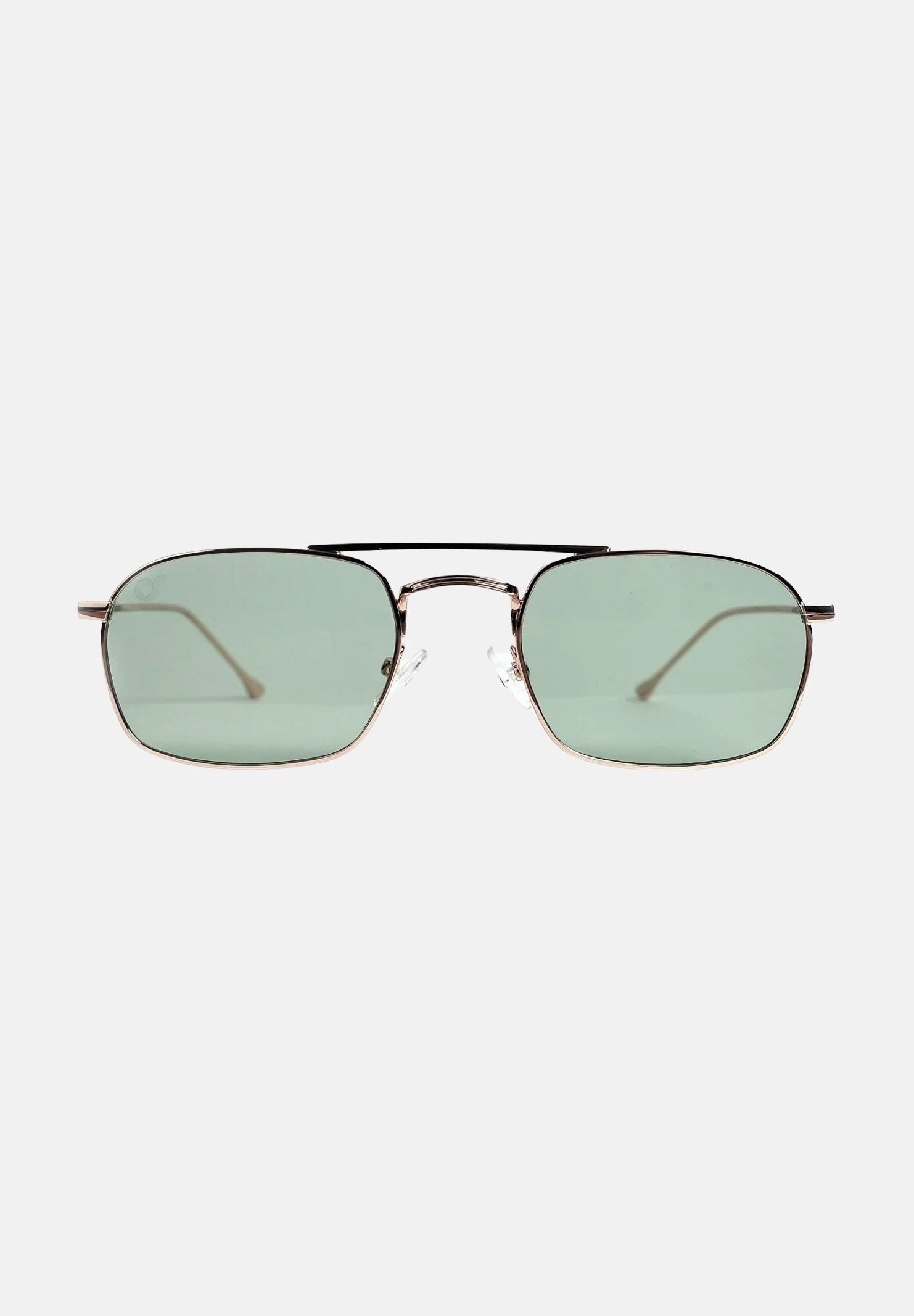 OS SUNGLASSES Occhiali da sole RIO oro e verde per uomo e donna con montatura sottile in metallo OS2055 C01 OS SUNGLASSES 