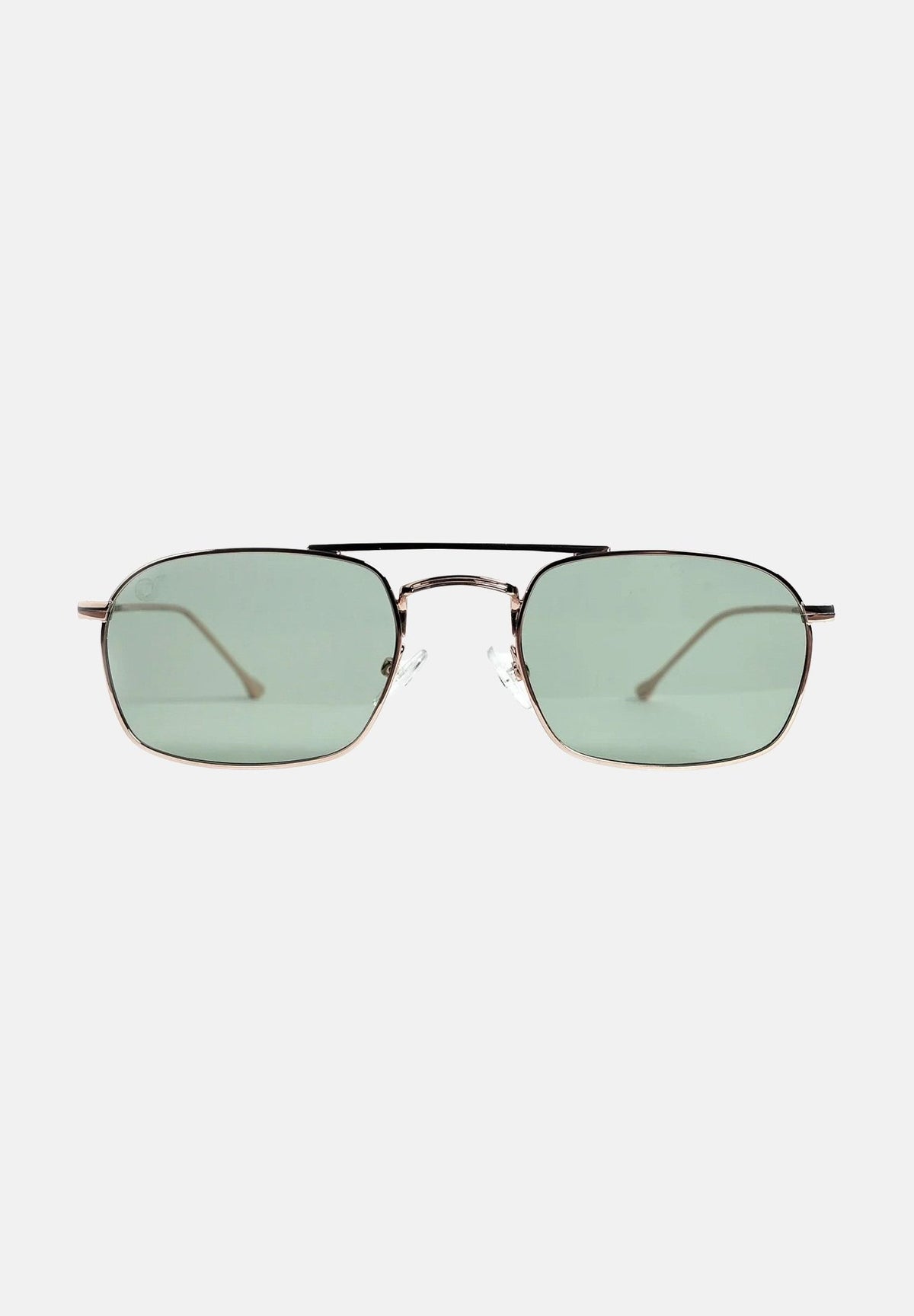 OS SUNGLASSES Occhiali da sole RIO oro e verde per uomo e donna con montatura sottile in metallo OS2055 C01 OS SUNGLASSES 