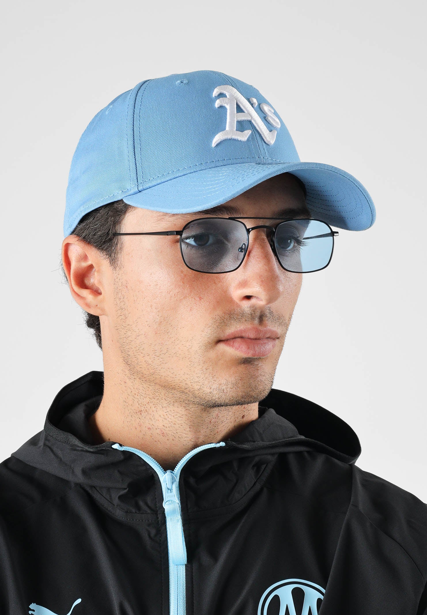 OS SUNGLASSES Occhiali da sole RIO per uomo e donna con lenti rettangolari azzurre OS2055 C02 OS SUNGLASSES 
