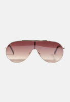 OS SUNGLASSES occhiali da sole DILI, per uomo e donna, con lenti sfumate e silhouette oversize a goccia. OS2060 C04 OS SUNGLASSES 