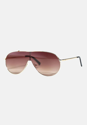OS SUNGLASSES occhiali da sole DILI, per uomo e donna, con lenti sfumate e silhouette oversize a goccia. OS2060 C04 OS SUNGLASSES 