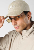 OS SUNGLASSES Occhiali da sole VOLOS, per uomo e donna con lenti geometriche gialle. OS2073 C03 OS SUNGLASSES 