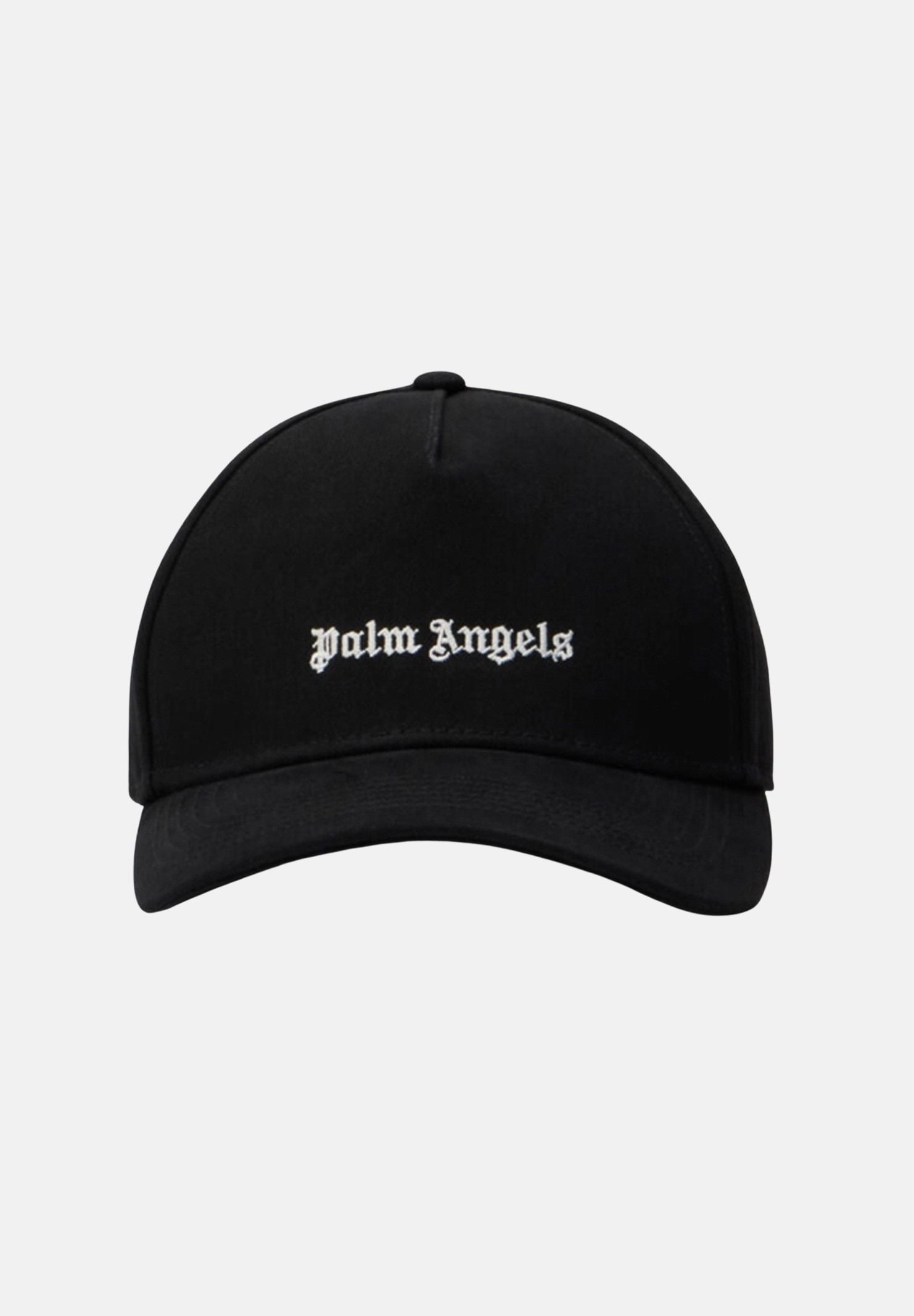 PALM ANGELS Cappello con visiera nero per uomo e donna con logo BL00COZ0974 BLWH PALM ANGELS 