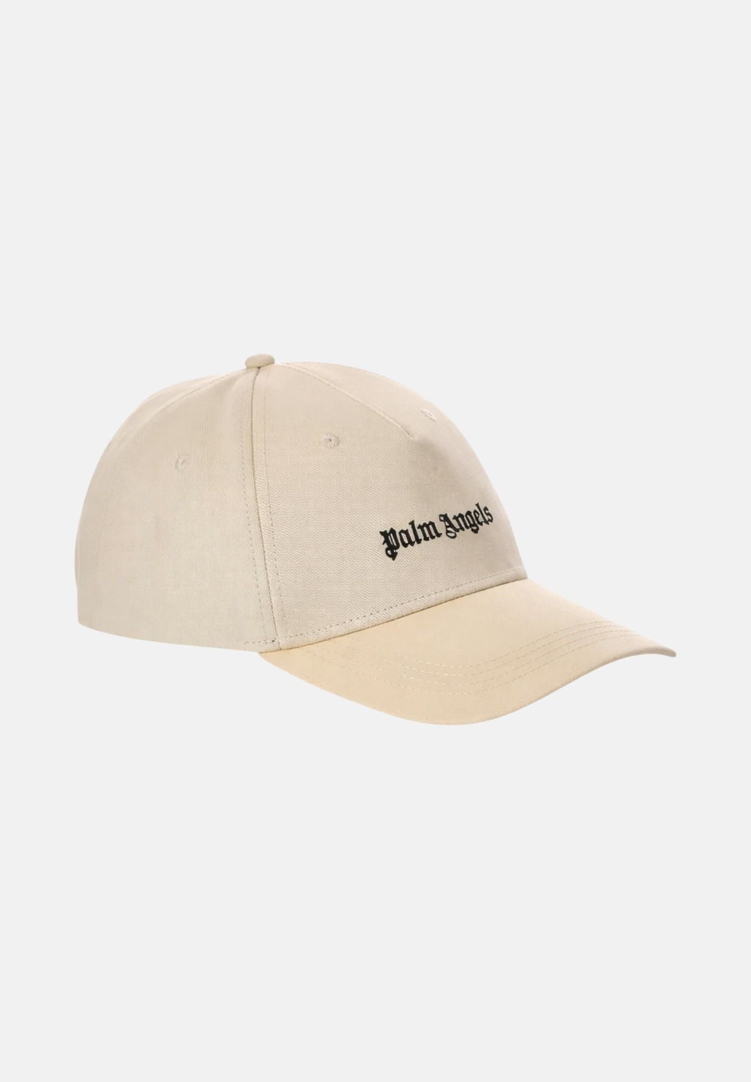 PALM ANGELS Cappello con visiera beige per uomo e donna con logo BL00COZ0974 WHBL PALM ANGELS 