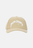 PALM ANGELS Cappello con visiera beige da donna con logo maxi BL00COZ0975 BE PALM ANGELS 