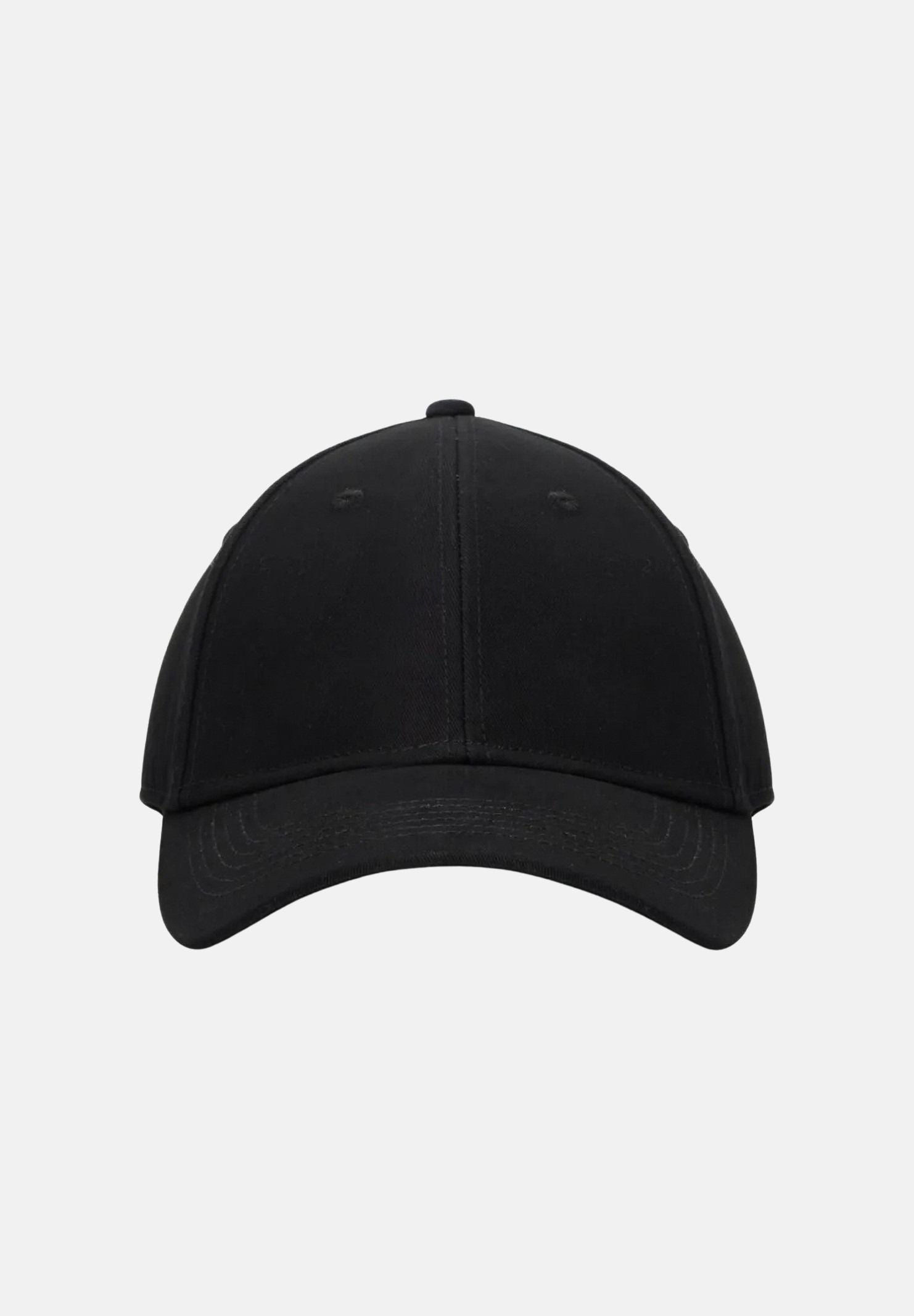 PALM ANGELS Cappello baseball Black off white nero per uomo e donna, con corona a pannelli, visiera curva e design essenziale. BL00COZ1117 V1 PALM ANGELS 