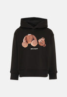 PALM ANGELS Felpa con cappuccio  nera per donna, ragazza e bambina con stampa iconica bear F6PAJBHS059 110 PALM ANGELS 