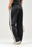PALM ANGELS Pantaloni CLASSIC TRACK PANTS nero per donna, ragazzi  e bambini con bande laterali a contrasto F6PAJBPA029 110 PALM ANGELS 