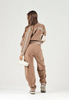PALM ANGELS Pantaloni CARGO  cammello per donna, ragazza e bambina  con tasconi laterali a soffietto F6PAJBPA129 178 PALM ANGELS 