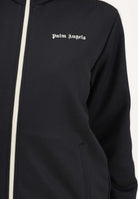 PALM ANGELS Felpa con zip nera per donna, ragazzi e bambini con logo PBBD002S26FAB001 110 PALM ANGELS 