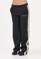 PALM ANGELS Pantalone sportivo nero per donna, ragazzi e bambini con logo PBCJ002S26FAB001 110 PALM ANGELS 
